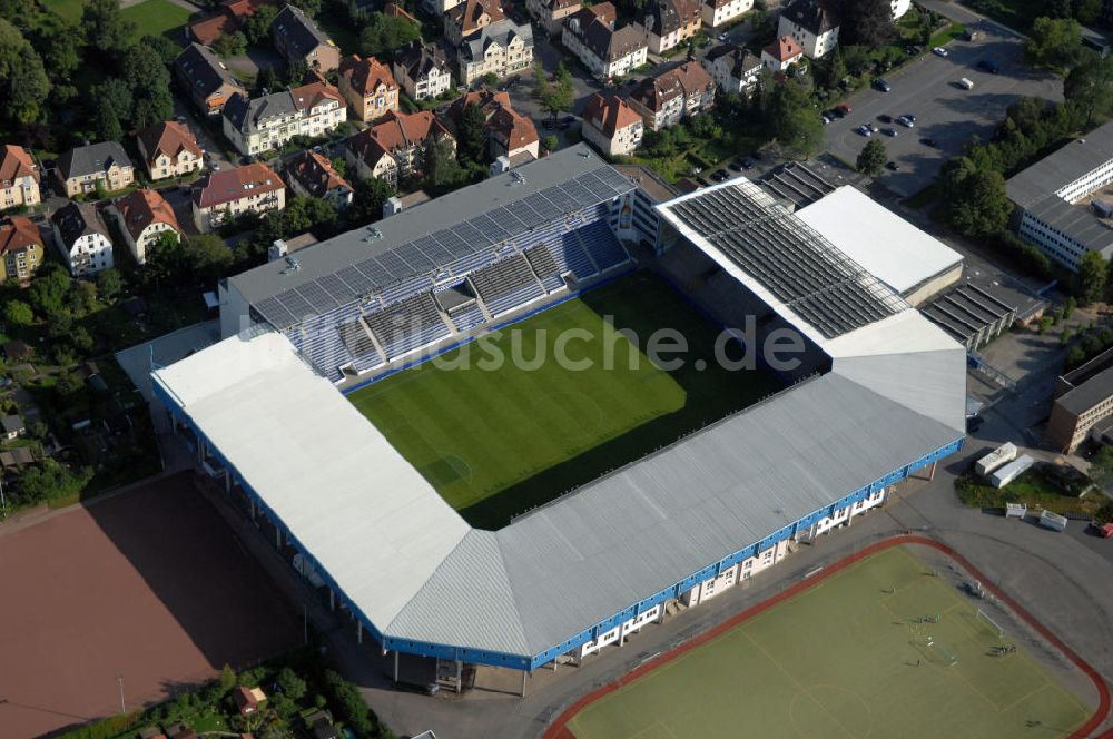 Bielefeld aus der Vogelperspektive: SchücoArena