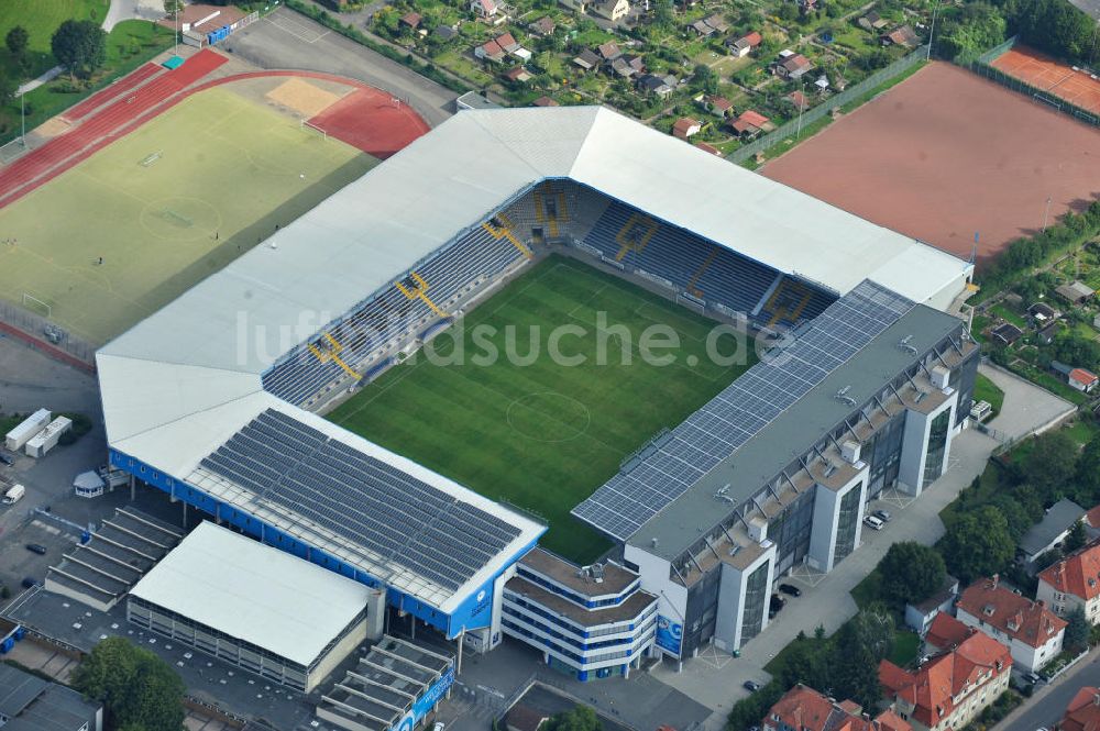 Bielefeld aus der Vogelperspektive: SchücoArena / Stadion Bielefeld