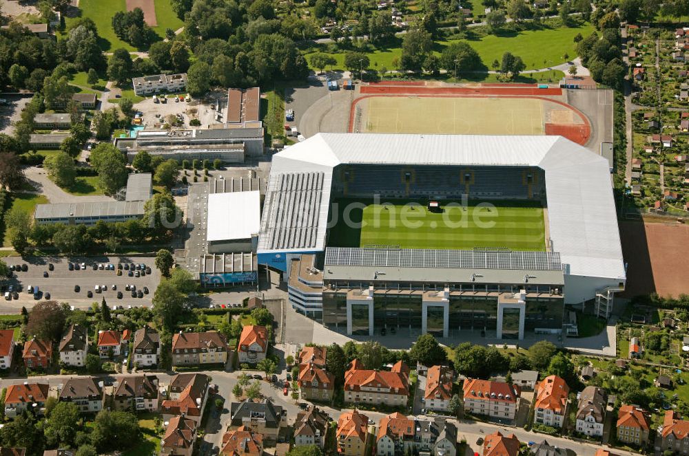 Bielefeld von oben - SchücoArena / Stadion Bielefeld