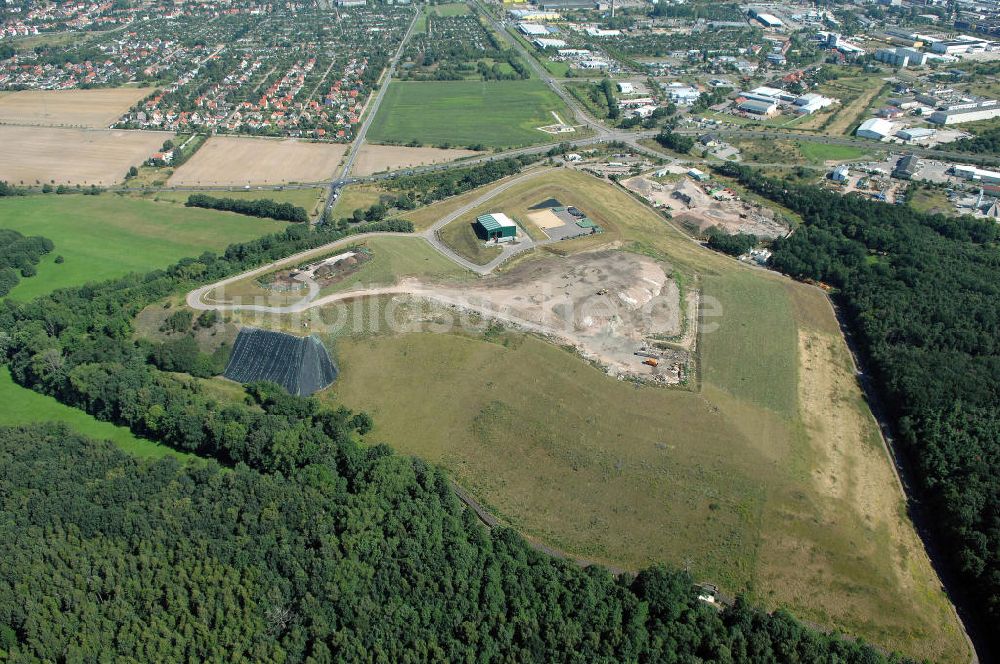 Luftaufnahme Dessau-Roßlau - Scherbelberg Dessau