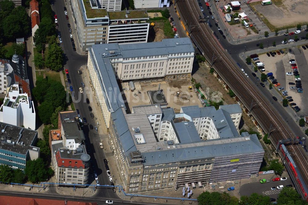 Luftbild Berlin - Schicklerhaus mit Innenhof in Berlin-Mitte