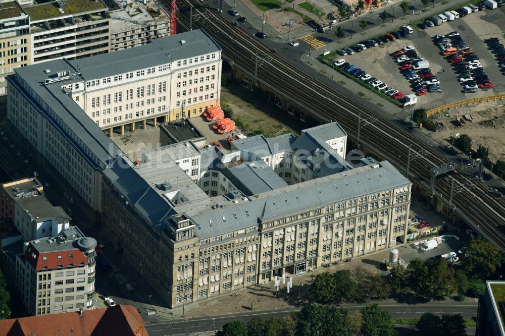 Berlin aus der Vogelperspektive: Schicklerhaus mit Innenhof in Berlin-Mitte