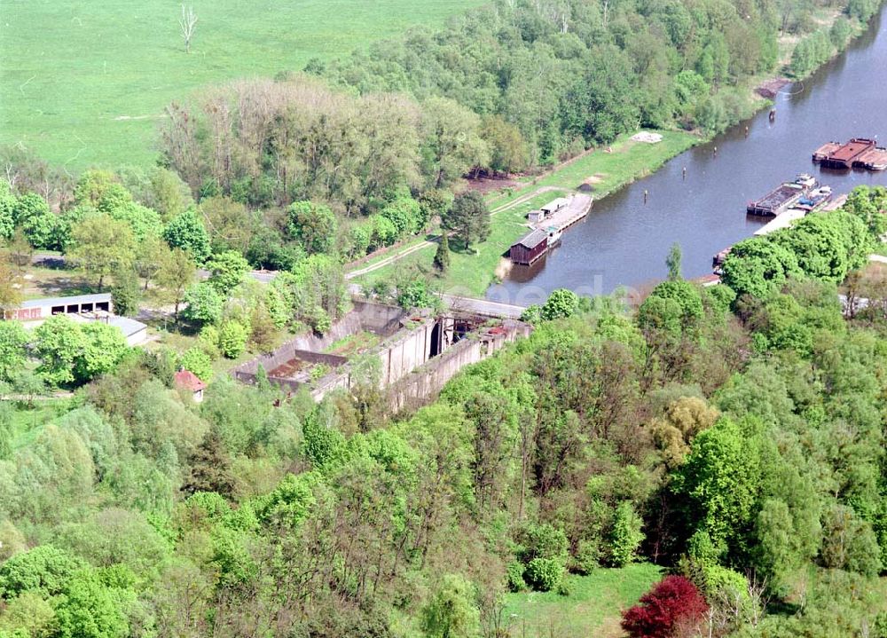 Luftaufnahme Finow / Brandenburg - Schiffshebewerk Niederfinow.