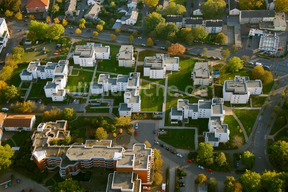 Luftbild Oer-Erkenschwick - Schillerpark in Oer-Erkenschwick im Bundesland Nordrhein-Westfalen