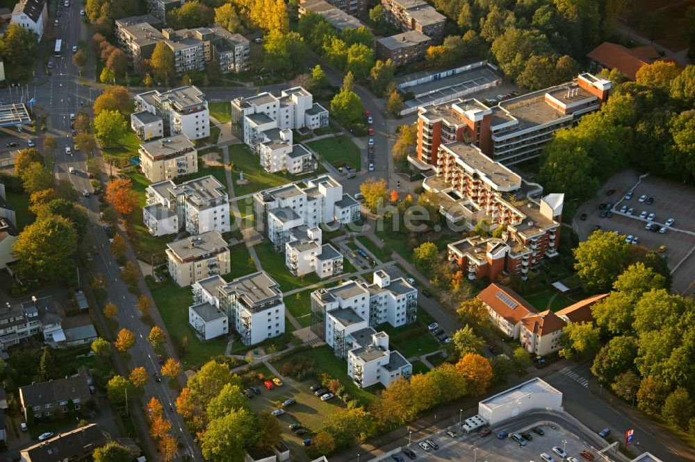 Luftaufnahme Oer-Erkenschwick - Schillerpark in Oer-Erkenschwick im Bundesland Nordrhein-Westfalen