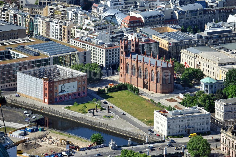 Luftaufnahme Berlin Mitte - Schinkelplatz in Berlin-Mitte