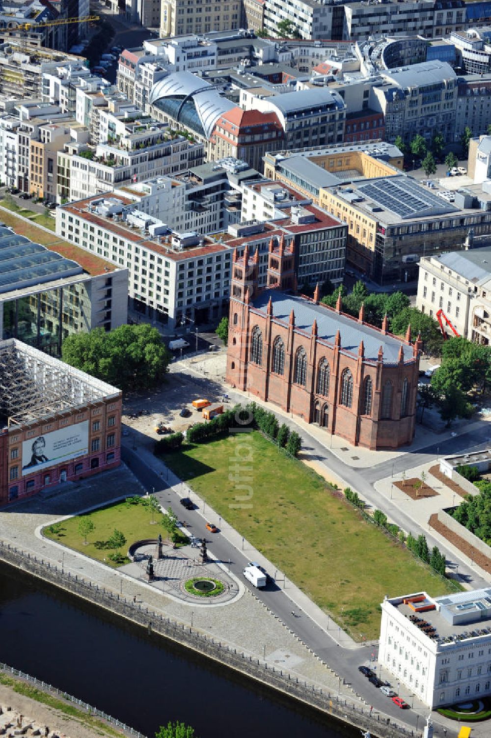 Luftbild Berlin Mitte - Schinkelplatz in Berlin-Mitte