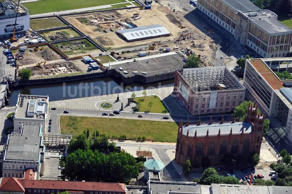 Berlin Mitte von oben - Schinkelplatz in Berlin-Mitte