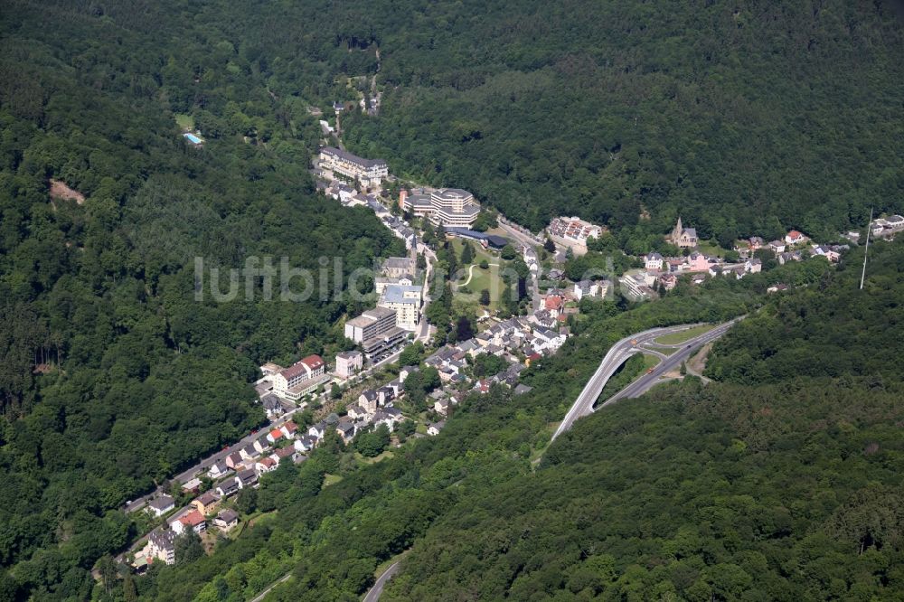 Schlangenbad von oben - Schlangenbad im Bundesland Hessen