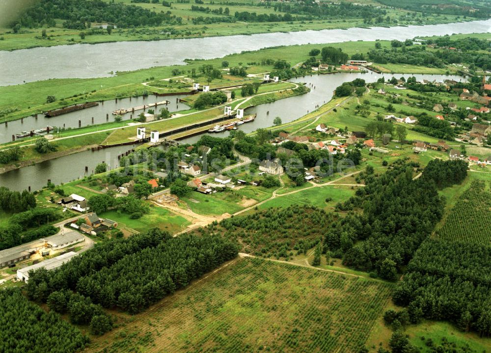 Luftbild Bad Freienwalde - Schleuse Hohensaaten in Bad Freienwalde