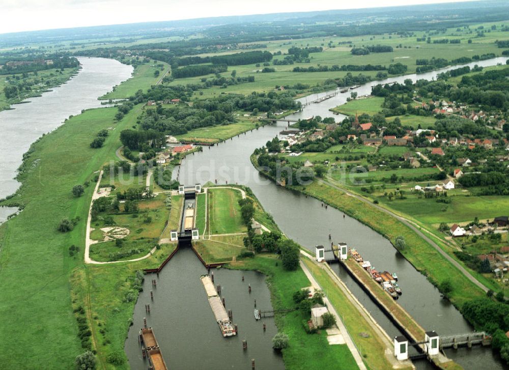 Luftbild Bad Freienwalde - Schleuse Hohensaaten in Bad Freienwalde