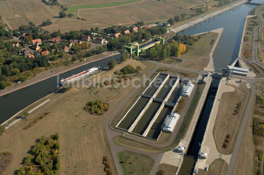 Luftaufnahme Rothensee - Schleuse Rothensee