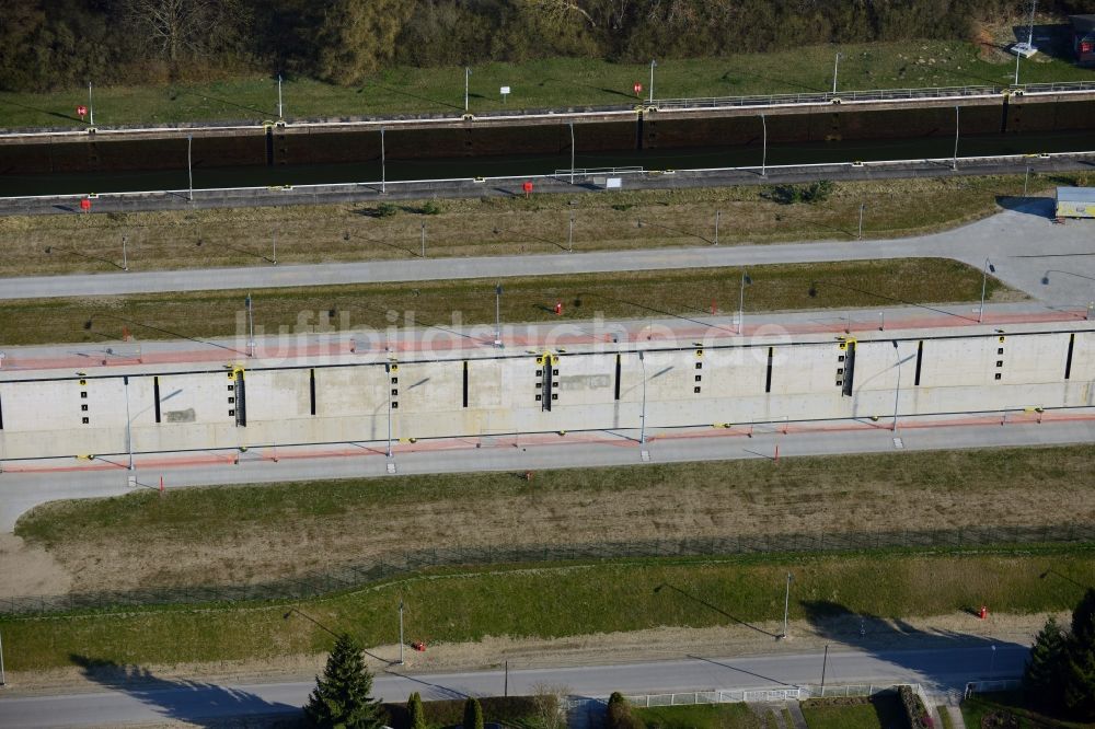 Luftbild Wusterwitz - Schleuse Wusterwitz im Bundesland Brandenburg