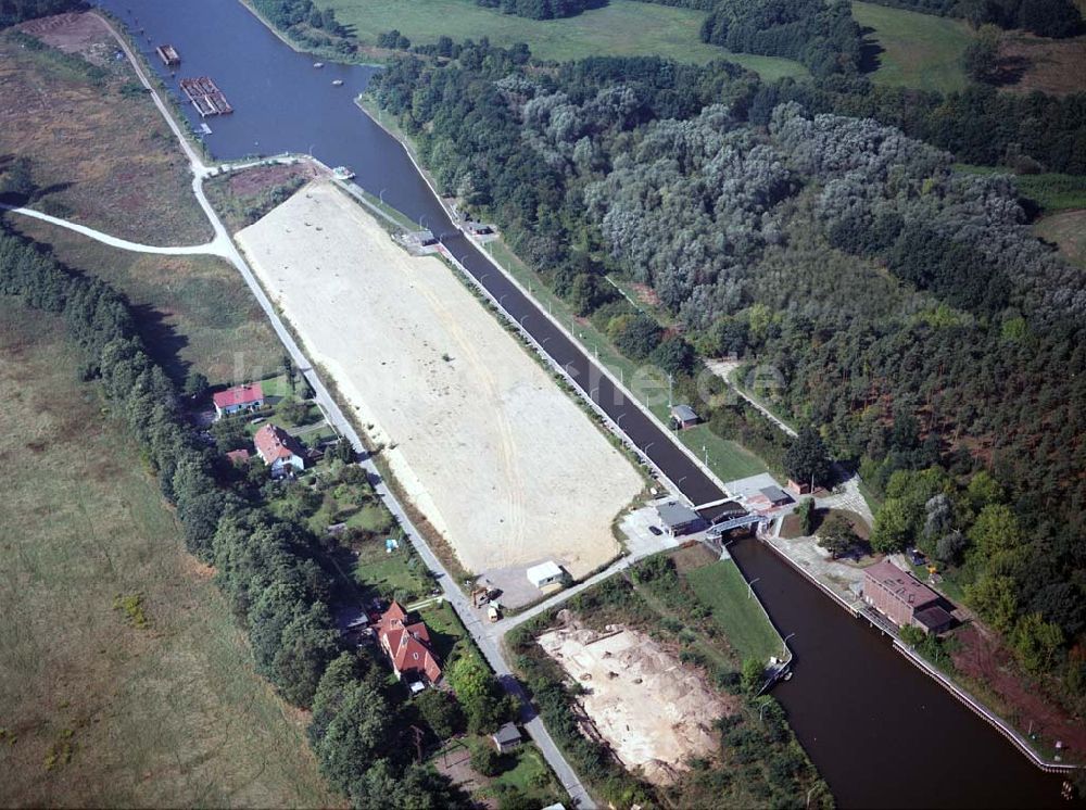 Wusterwitz aus der Vogelperspektive: Schleuse Wusterwitz des Elbe-Havel-Kanals