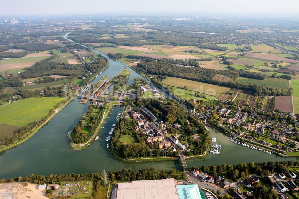 Waltrop aus der Vogelperspektive: Schleusenpark Waltrop im Bundesland Nordrhein-Westfalen