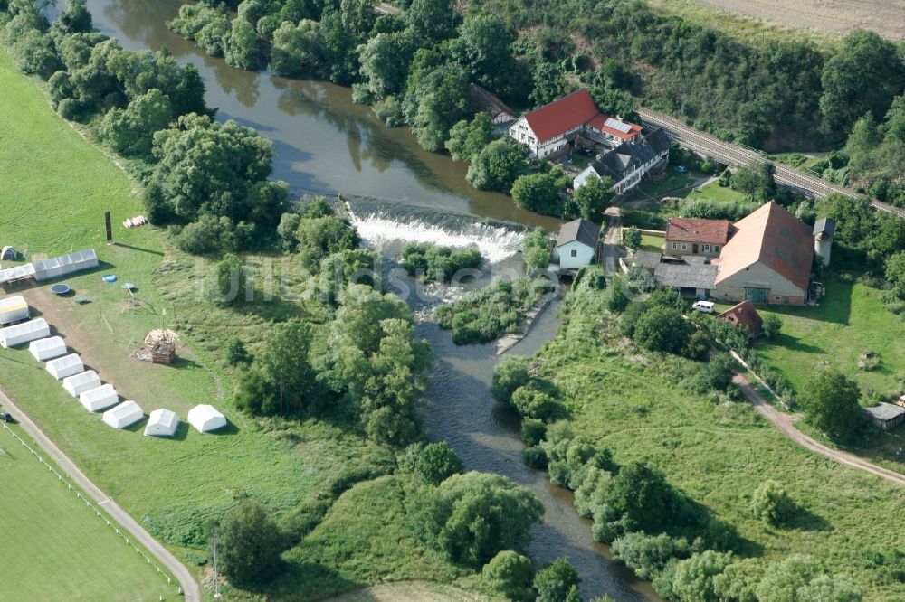 Luftbild Meddersheim - Schliffgesmühle in der Ortsgemeinde Meddersheim im Bundesland Rheinland-Pfalz