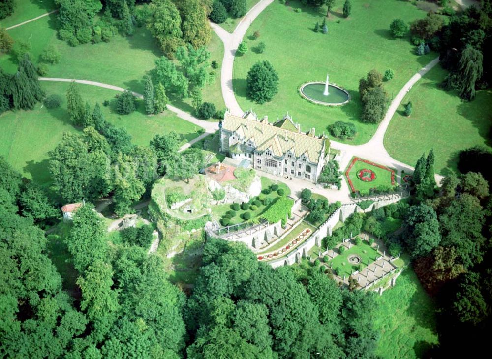 Luftaufnahme Bad Liebenstein / Thüringen - Schloß Altenstein / Thüringen