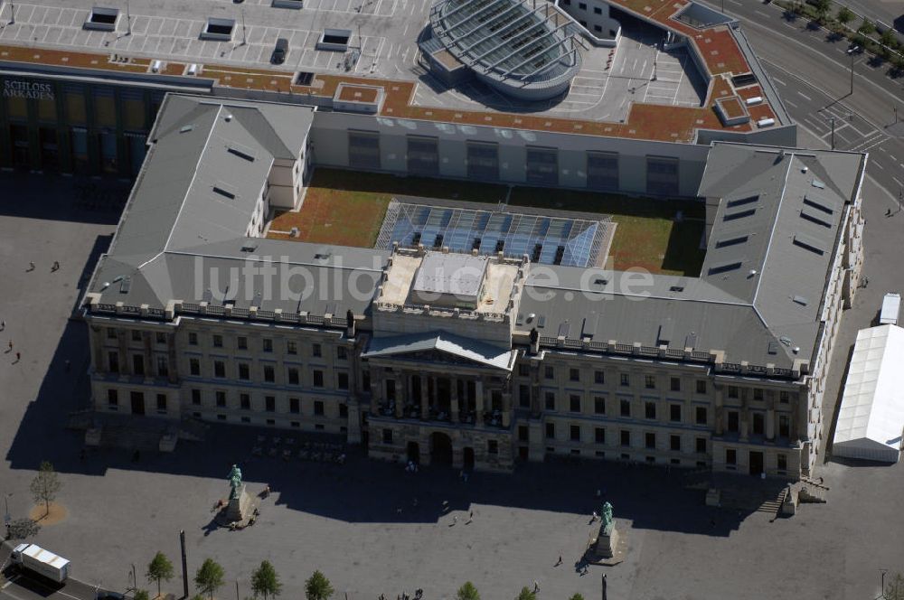 Luftaufnahme Braunschweig - Schloss Arkaden Braunschweig