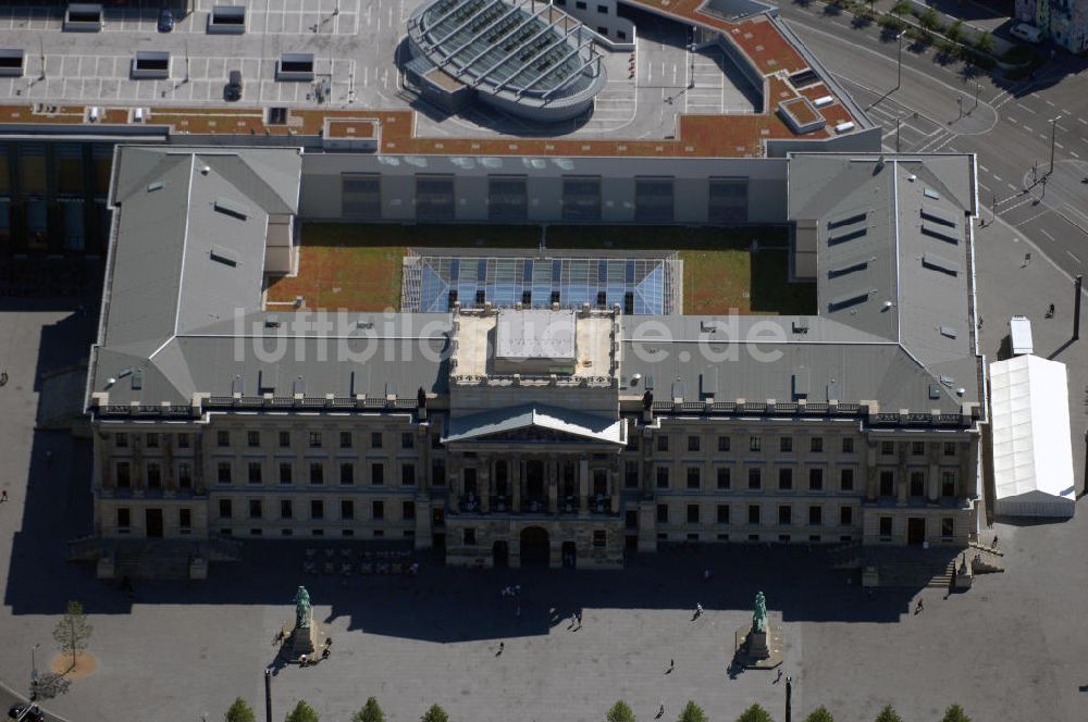 Braunschweig aus der Vogelperspektive: Schloss Arkaden Braunschweig