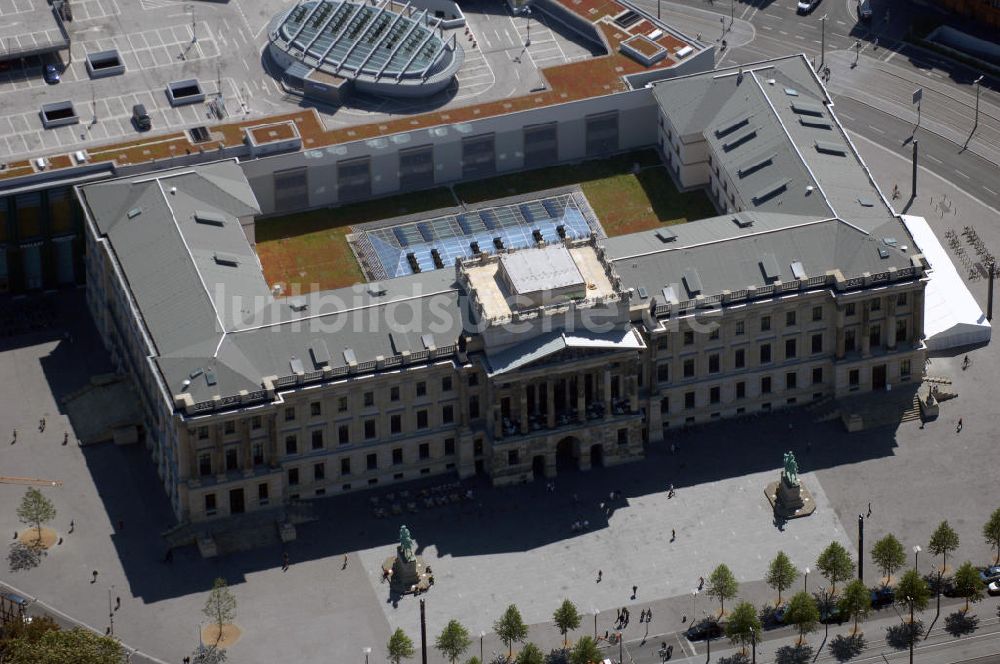 Luftaufnahme Braunschweig - Schloss Arkaden Braunschweig