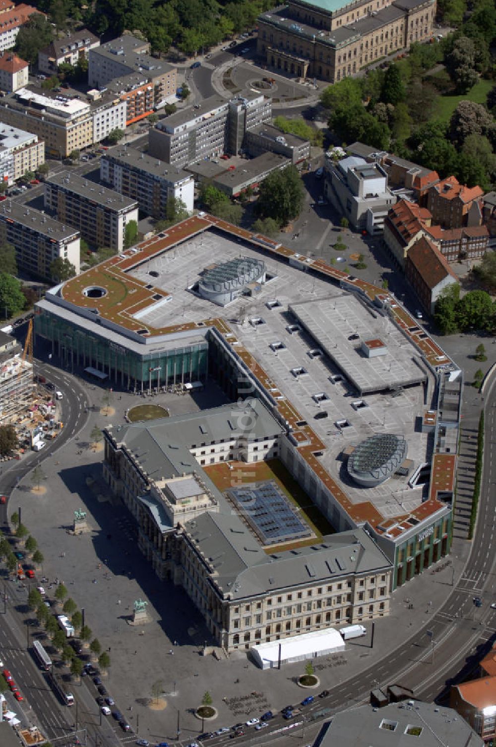 Luftbild Braunschweig - Schloss Arkaden Braunschweig