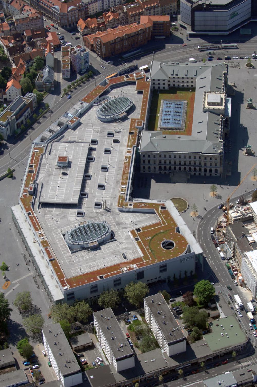 Braunschweig von oben - Schloss Arkaden Braunschweig