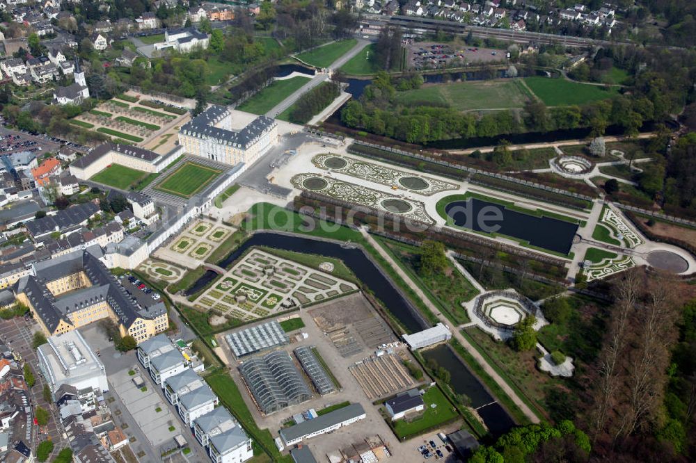 Luftbild Brühl - Schloss Augustusburg Brühl