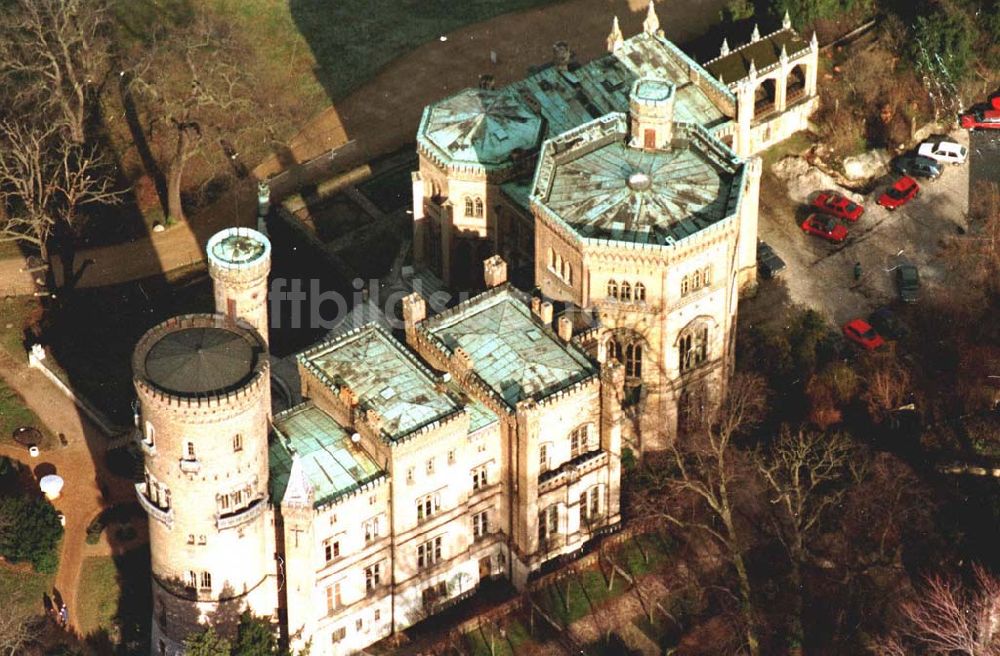 Potsdam aus der Vogelperspektive: Schloß Babelsberg bei Potsdam 02.1995