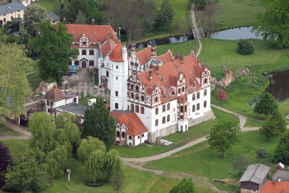 Basedow von oben - Schloß Basedow