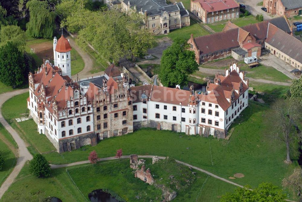 Basedow aus der Vogelperspektive: Schloß Basedow