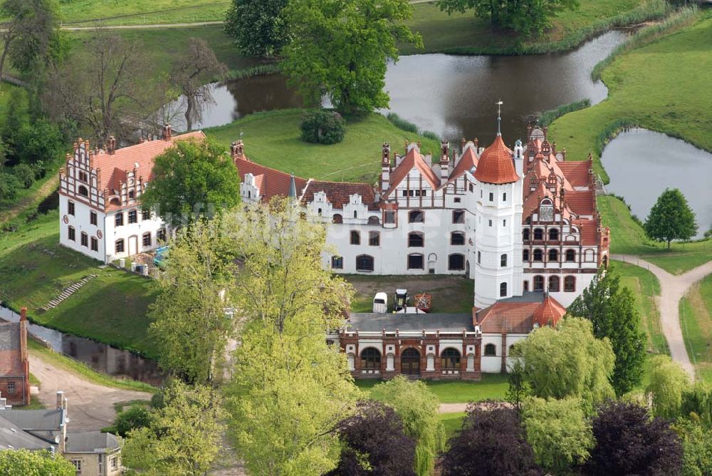 Basedow aus der Vogelperspektive: Schloß Basedow