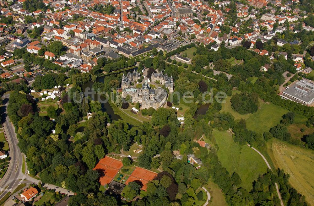 BÜCKEBURG aus der Vogelperspektive: Schloss Bückeburg in Niedersachsen