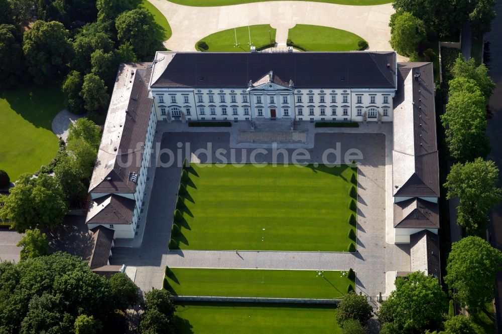 Berlin von oben - Schloß Bellvue Berlin Tiergarten