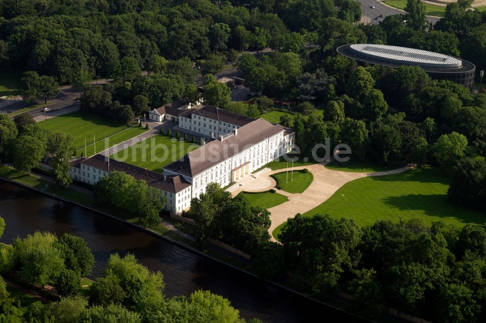 Luftbild Berlin - Schloß Bellvue Berlin Tiergarten