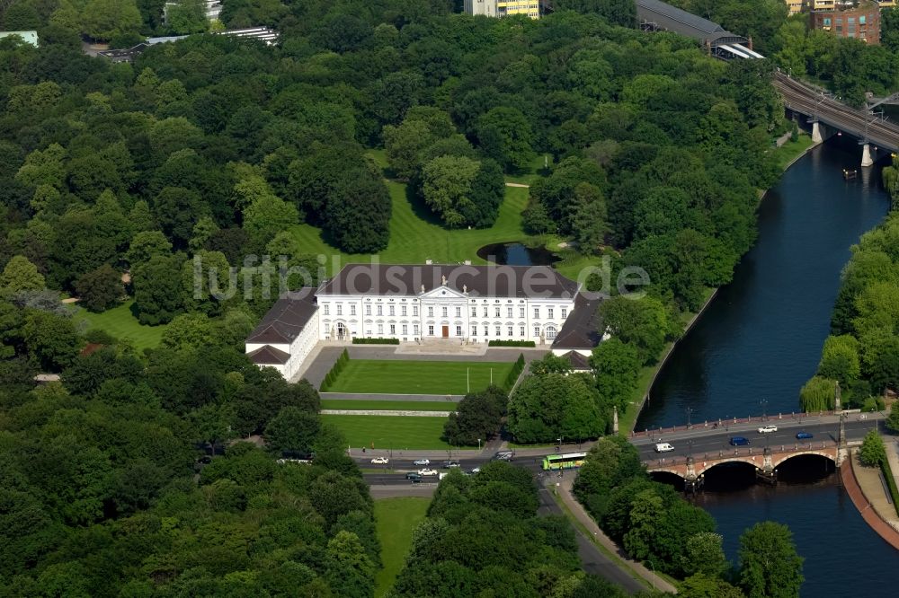 Luftaufnahme Berlin - Schloß Bellvue Berlin Tiergarten