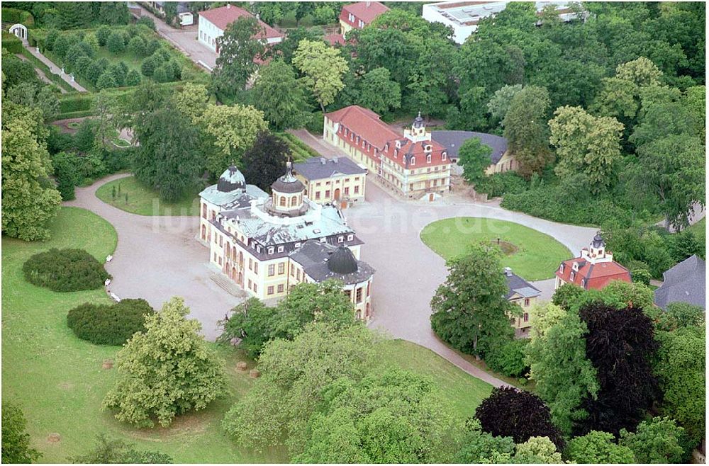 Weimar aus der Vogelperspektive: Schloss Belvedere