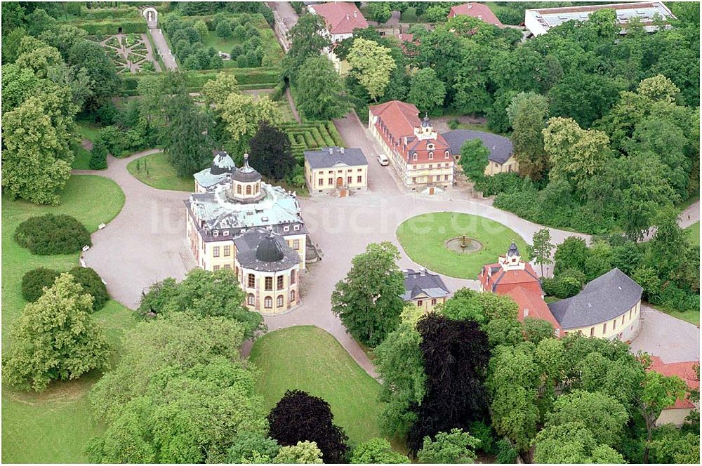 Luftbild Weimar - Schloss Belvedere