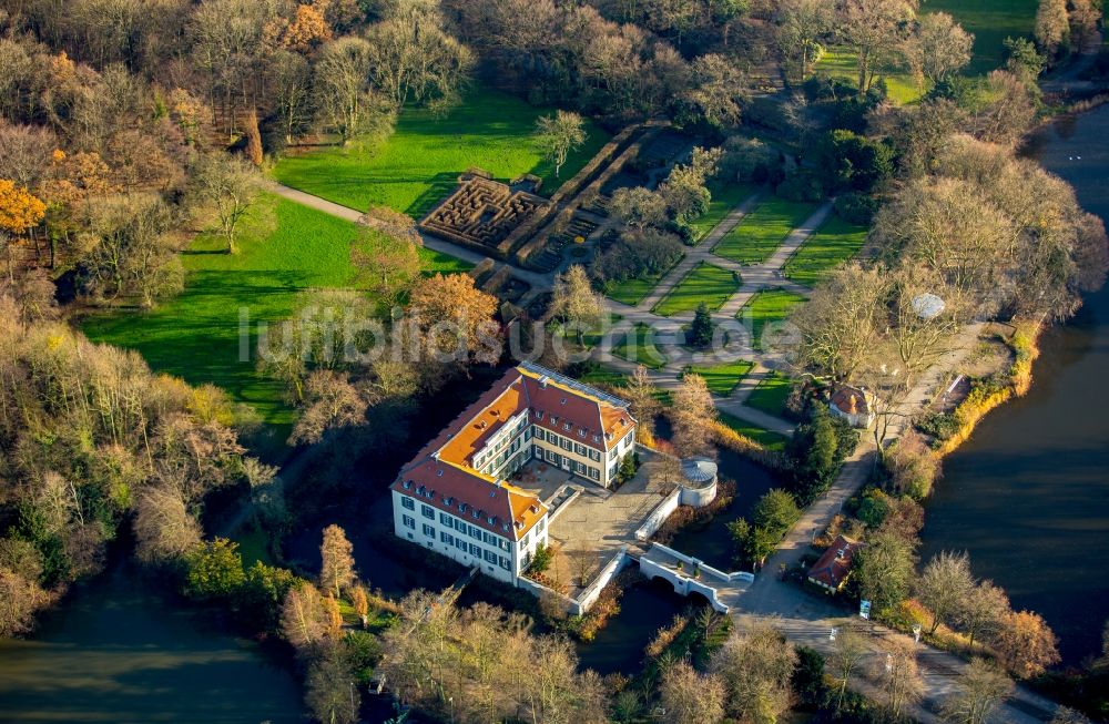 Gelsenkirchen von oben - Schloss Berge in Gelsenkirchen im Bundesland Nordrhein-Westfalen