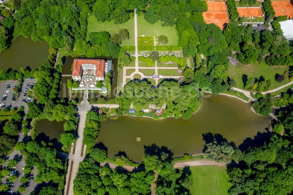 Luftbild Gelsenkirchen - Schloss Berge in Gelsenkirchen im Bundesland Nordrhein-Westfalen