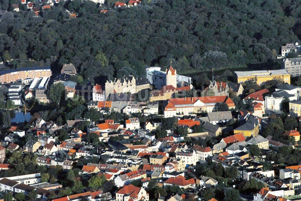 Luftaufnahme Bernburg - Schloss Bernburg