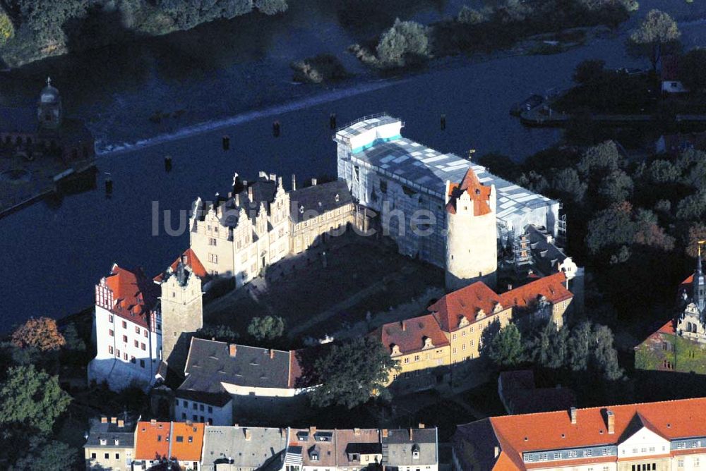 Bernburg aus der Vogelperspektive: Schloss Bernburg