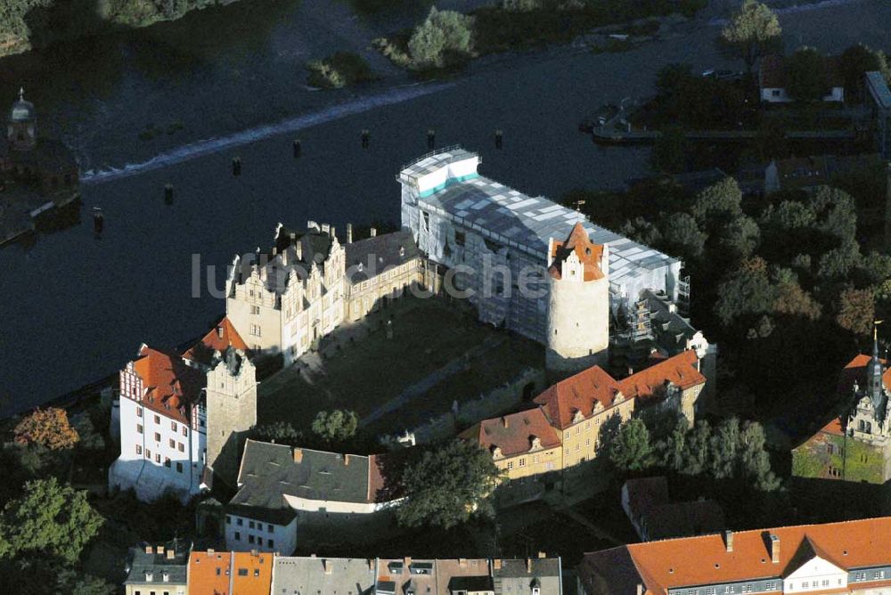 Luftbild Bernburg - Schloss Bernburg