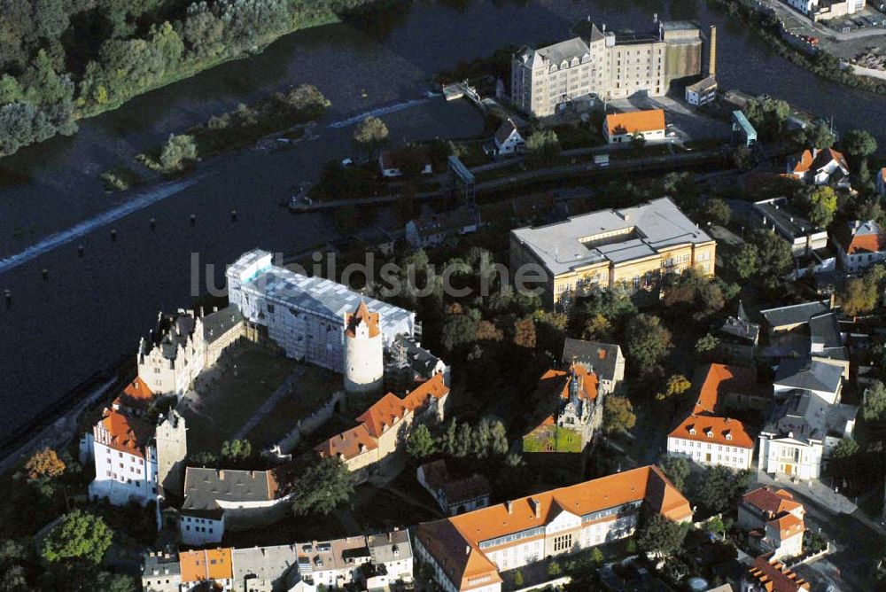 Luftaufnahme Bernburg - Schloss Bernburg