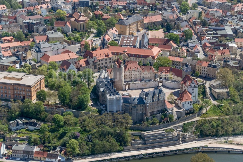 Luftaufnahme Bernburg (Saale) - Schloss Bernburg in Bernburg (Saale) im Bundesland Sachsen-Anhalt