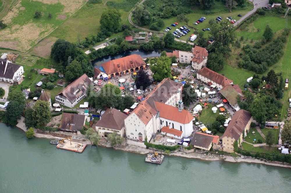 Luftbild Rheinfelden - Schloss Beuggen bei Rheinfelden in Baden-Württemberg