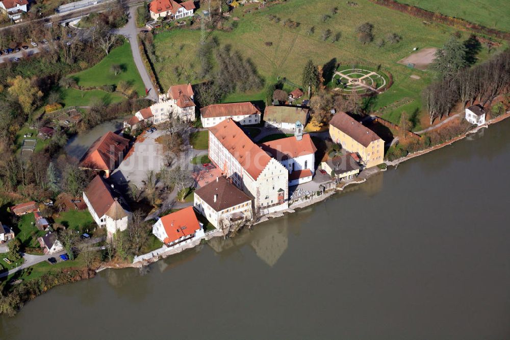 Rheinfelden aus der Vogelperspektive: Schloss Beuggen bei Rheinfelden in Baden-Württemberg