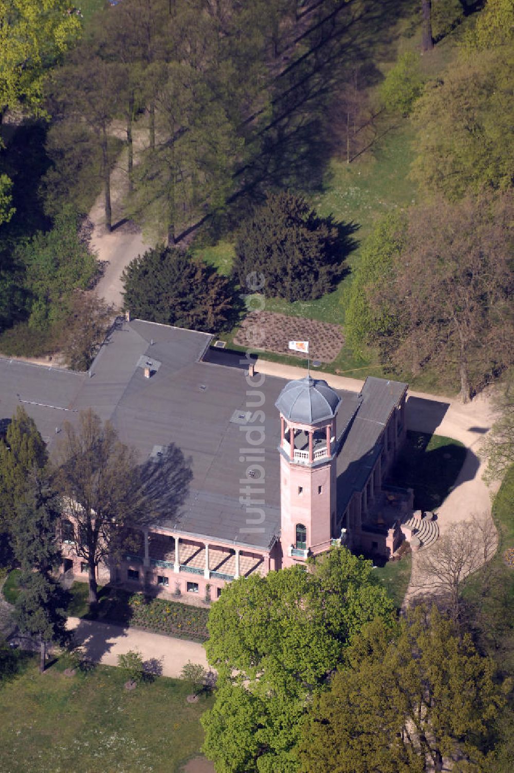 Berlin aus der Vogelperspektive: Schloß Biesdorf in Berlin