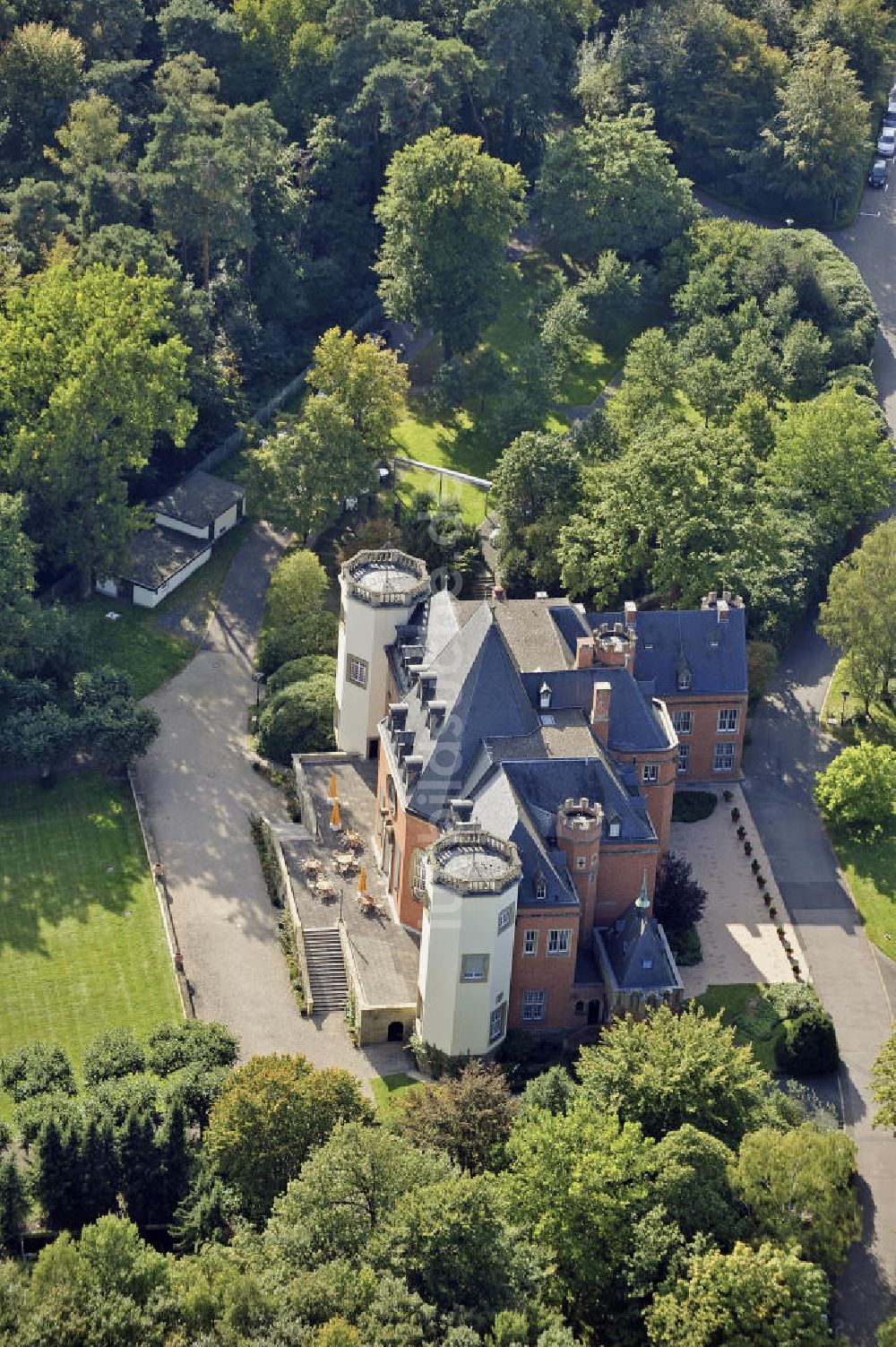 Luftbild Sankt Augustin - Schloss Birlinghoven und Institutszentrum der Fraunhofer-Gesellschaft