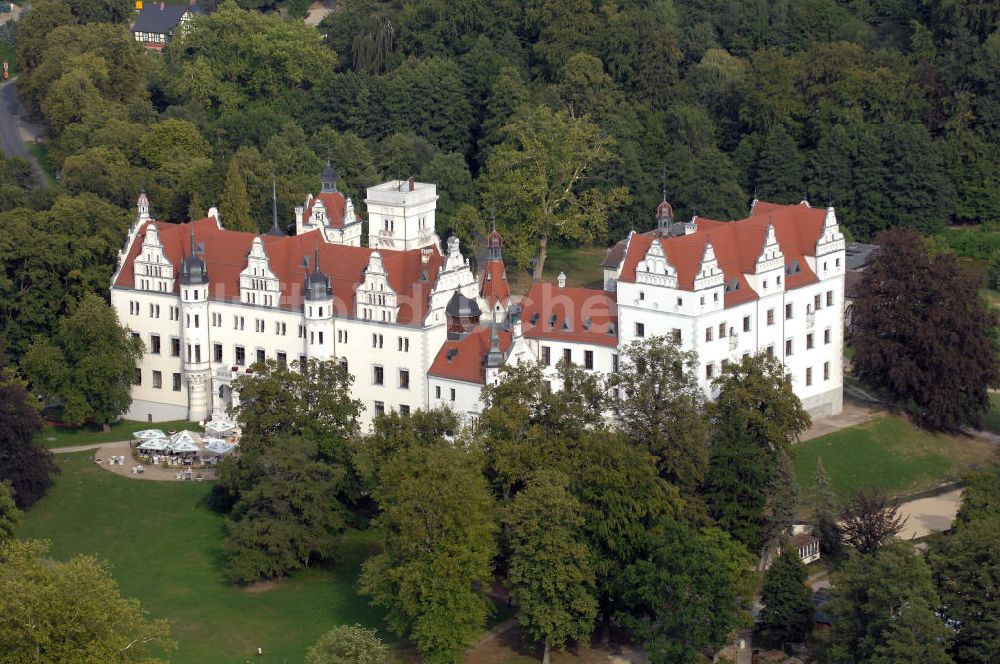 Boitzenburg von oben - Schloß Boitzenburg