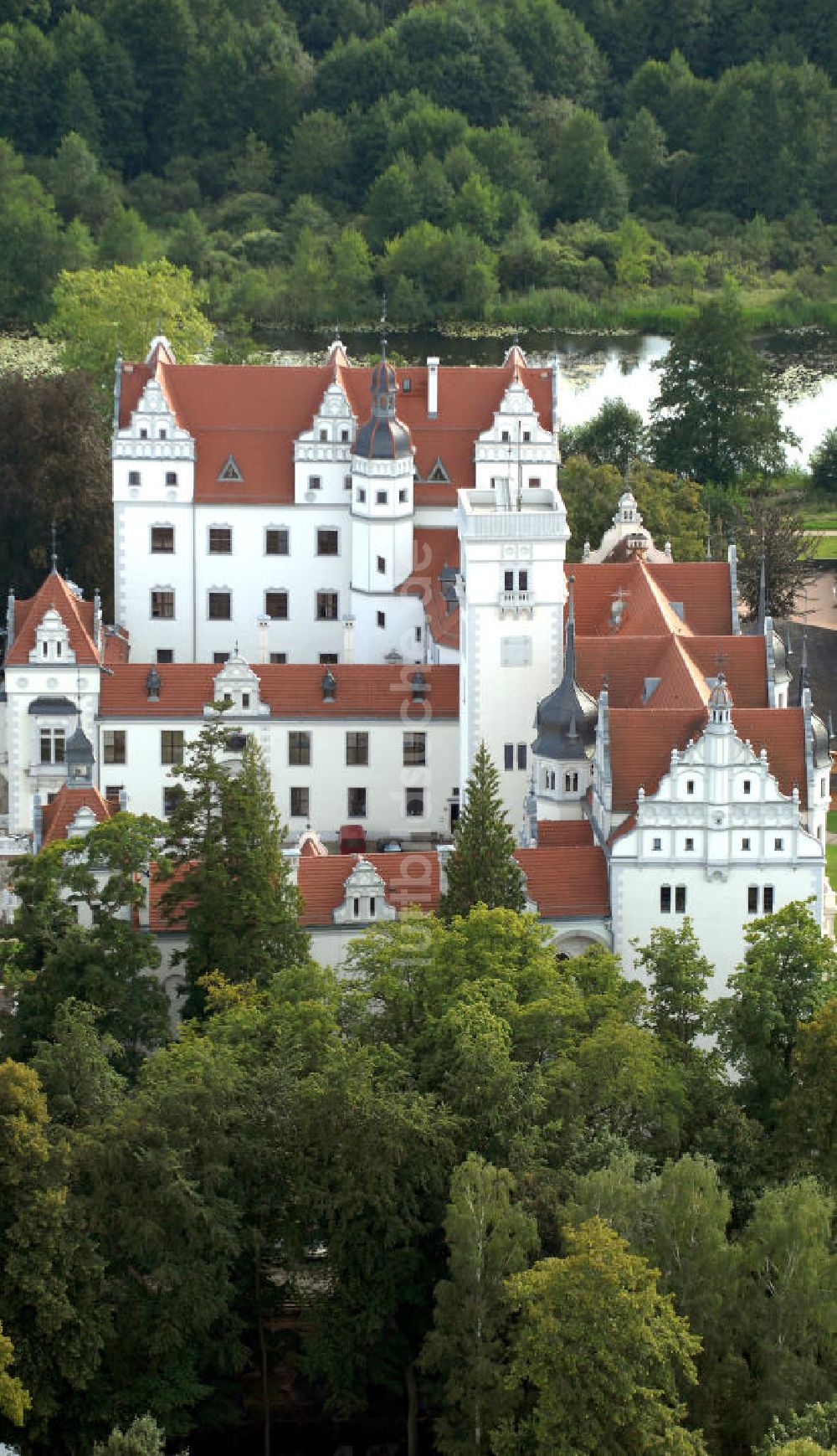 Boitzenburg aus der Vogelperspektive: Schloß Boitzenburg